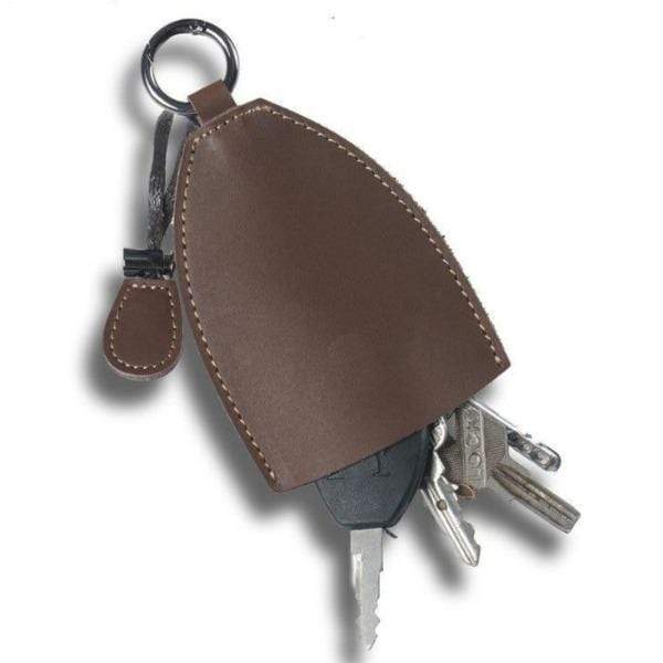 Leather key tag